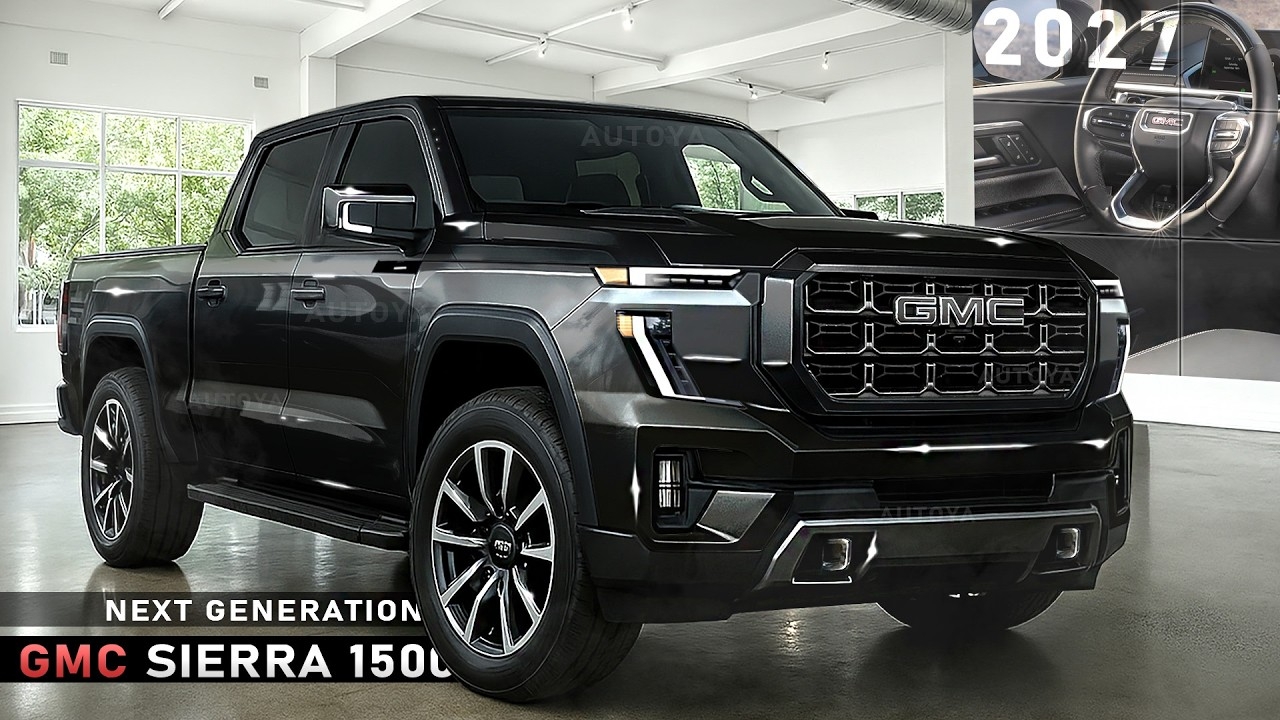 Rendering All New 2027 GMC Sierra 1500 Full Sizer Comes Out To Play  Rendering All New 2027 GMC Sierra 1500 Full Sizer Comes Out To Play