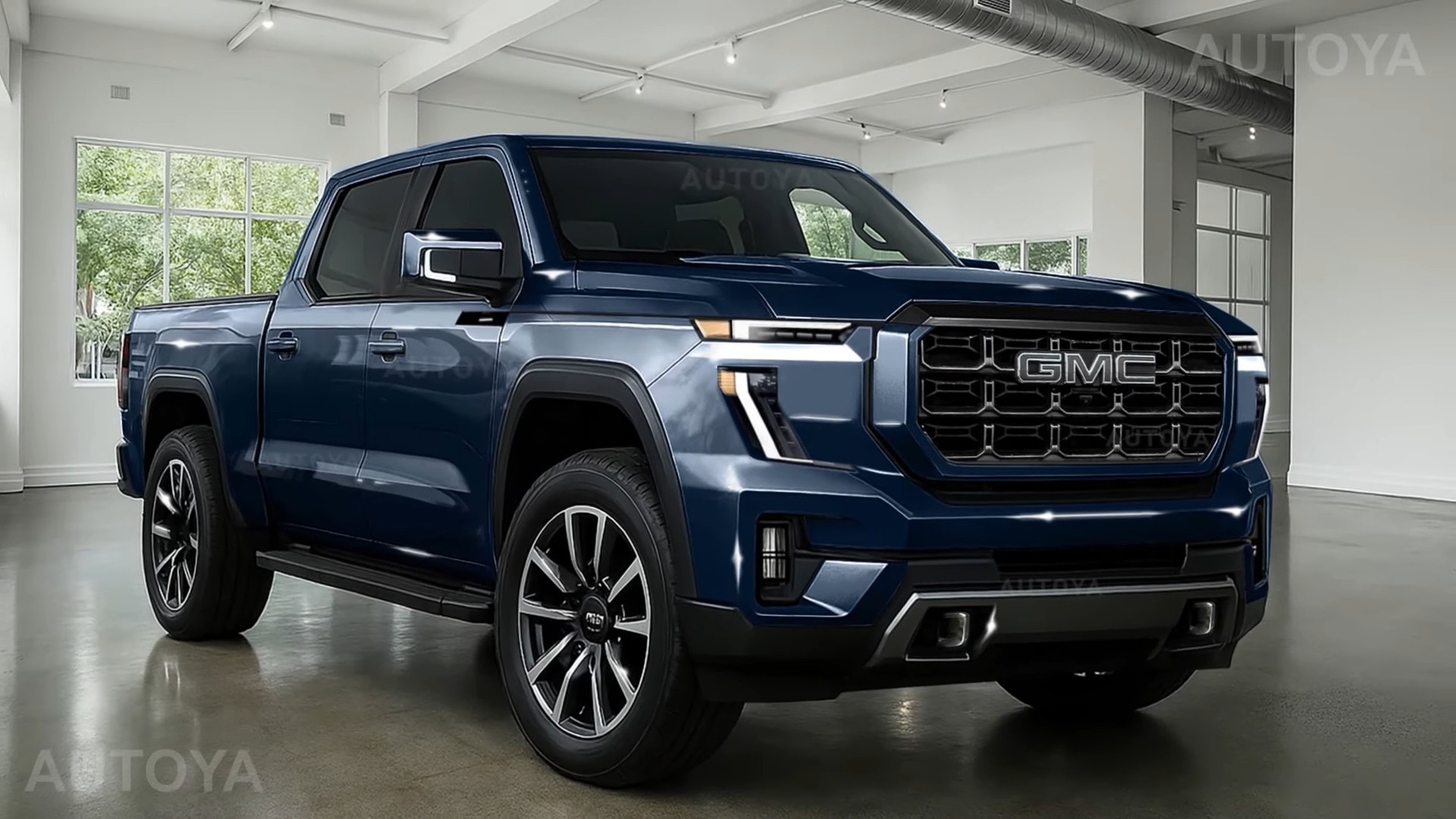 Rendering All New 2027 GMC Sierra 1500 Full Sizer Comes Out To Play  Rendering All New 2027 GMC Sierra 1500 Full Sizer Comes Out To Play