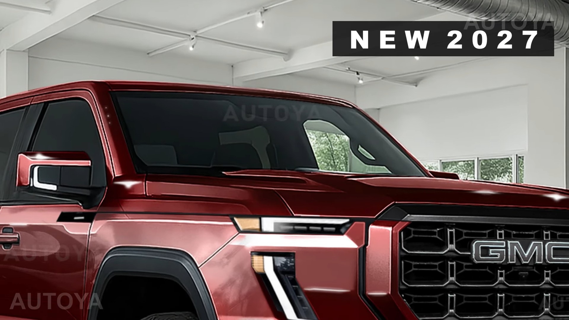 Rendering All New 2027 GMC Sierra 1500 Full Sizer Comes Out To Play 
